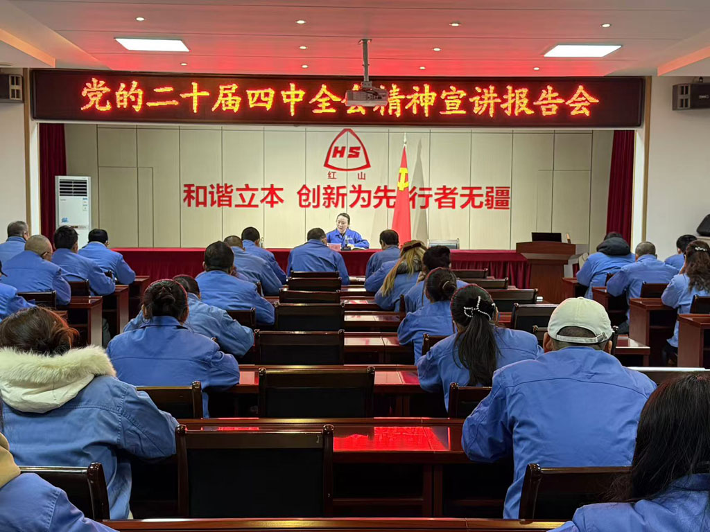 星火數(shù)控紅山黨支部舉行深入學習二十屆四中全會精神報告會 星火數(shù)控紅山黨支部舉行深入學習二十屆四中全會精神報告會